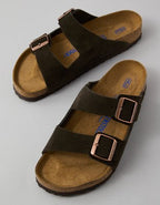 Birkenstock Men's Arizona Suede Sandal - Brown