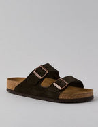 Birkenstock Men's Arizona Suede Sandal - Brown