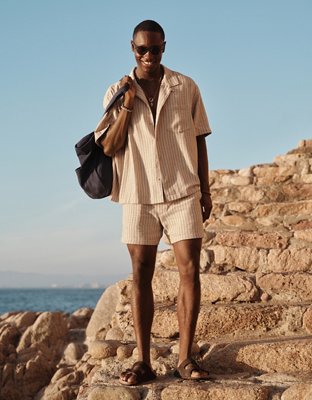 Birkenstock Men's Arizona Suede Sandal - Brown