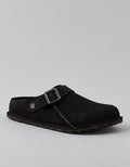 Birkenstock Men's Lutry Suede Sandal - Black