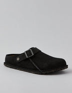 Birkenstock Men's Lutry Suede Sandal - Black