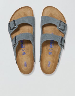 Birkenstock Men's Arizona Soft Footbed Sandal - Steel Blue