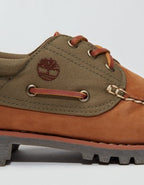 Timberland® Authentic 3-Eye Lug Handsewn Boat Shoe - Medium Brown