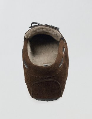 Minnetonka Casey Moccasin Slipper - Chocolate