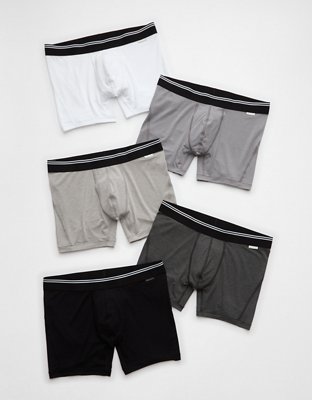AEO Men's 4.5" Ultra Soft Boxer Brief 5-Pack - Multi