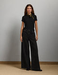 AE77 Premium Super Wide Jean - Black
