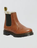 Dr. Martens Leonore Faux Fur-Lined Chelsea Boots - Tan