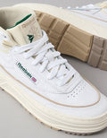 Reebok Women's Club C Double Geo Hi Heritage Sneaker - Green