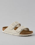 Birkenstock Women's Suede Arizona Sandal - White