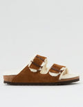 Birkenstock Women's Arizona Shearling Sandal - Tan