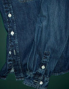AE77 Premium Denim Workshirt - Medium Wash