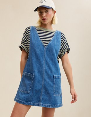 Aerie Denim Skirtall - Bright Idea