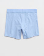 Superchill Cotton High Waisted Boyshort Underwear - Cloudy Blue