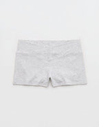 Superchill Cotton High Rise Boyshort Underwear - Light Heather Gray