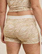 Superchill Cotton High Waisted Boyshort Underwear - Toasted Almond