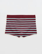 Superchill Cotton Rib Shortie Underwear - Deep Ruby
