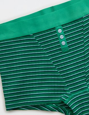 Superchill Cotton Rib Shortie Underwear - Emerald Isle
