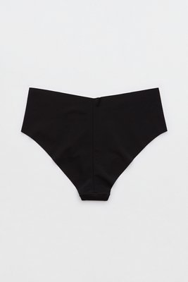 SMOOTHEZ No Show Cheeky Underwear - True Black