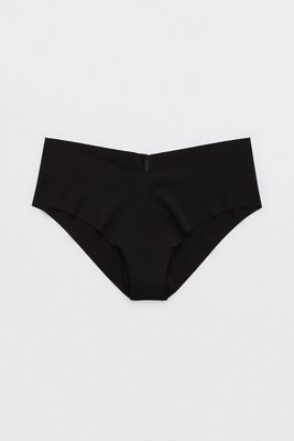 SMOOTHEZ No Show Cheeky Underwear - True Black