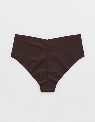 SMOOTHEZ No Show Cheeky Underwear - Deep Earth