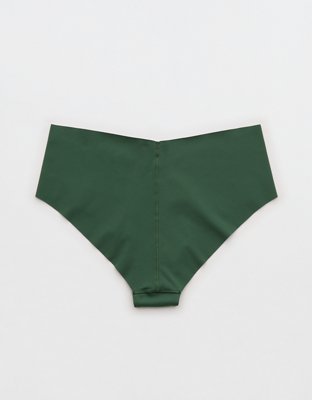 SMOOTHEZ No Show Cheeky Underwear - Rugged Green