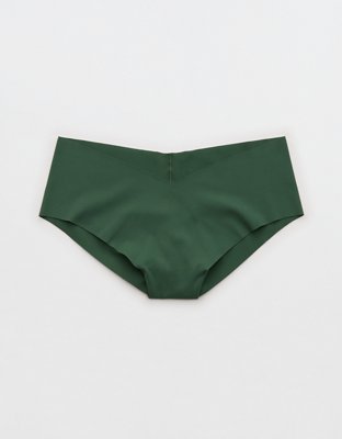 SMOOTHEZ No Show Cheeky Underwear - Rugged Green