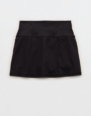 OFFLINE By Aerie The Hugger Drawcord Mini Skort - True Black