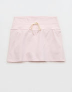 OFFLINE By Aerie The Hugger Drawcord Mini Skort - Pink Petal