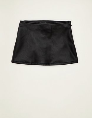 AE Super Low-Rise Micro Mini Skirt - Black