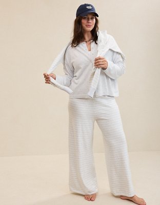 Aerie Sunday Soft Cardigan - Light Heather Gray