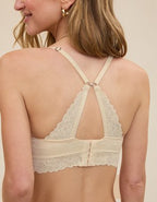 Sunnie Bloom Lace Full Coverage Lightly Lined Bra - Vintage Vanilla
